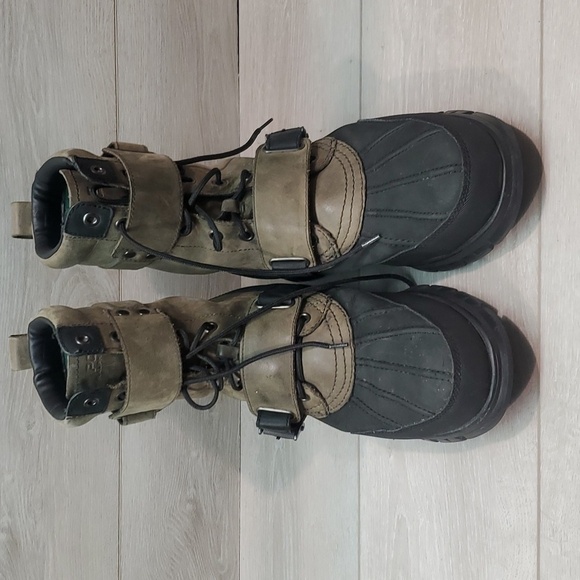 Polo by Ralph Lauren Mens Varick Leather High Top military boots shoes sz 10.5D - Picture 3 of 13